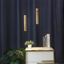 Golden bamboo tube pendant lights – dining room adjustable wire by Decorbites