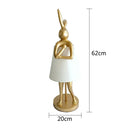 GobekUsa Bathing Rabbit Resin Table Lamp for Living Room and Bedroom Decor