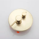 GobekUsa Golden Bathtub Faucet with Rotating Spout and Wall Mount - Plastic Hand Shower