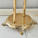 GobekUsa Golden Bird Freestanding Bathtub Faucet with Dual Crystal Handles