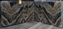 Golden Black Bookmatching Polished Marble Slab