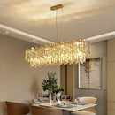 GobekUsa Golden Branch Crystal Chandelier for Bedroom & Living Room