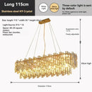 GobekUsa Golden Branch Crystal Chandelier for Bedroom & Living Room