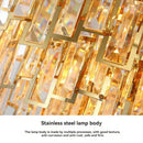 GobekUsa Golden Branch Crystal Chandelier for Bedroom & Living Room