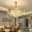 GobekUsa Golden Branch Crystal Chandelier for Bedroom & Living Room
