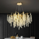 GobekUsa Golden Branch Crystal Chandelier for Luxurious European Living Room