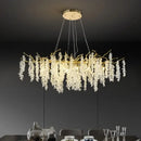 GobekUsa Golden Branch Crystal Chandelier for Luxurious European Living Room