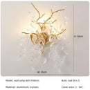 GobekUsa Crystal LED Pendant Lights Gold Dining Room Branch Chandelier by Decorbites