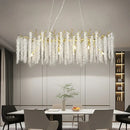 GobekUsa Crystal Metal Chandelier: Elegant Luxury Hanging Lamp for Home Hotel Decor