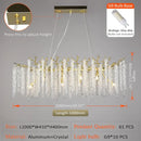 GobekUsa Crystal Metal Chandelier: Elegant Luxury Hanging Lamp for Home Hotel Decor