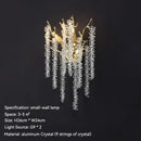 GobekUsa Crystal Metal Chandelier: Elegant Luxury Hanging Lamp for Home Hotel Decor
