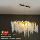 GobekUsa Crystal Tassel Ceiling Chandelier for Luxurious Home Decor by Decorbites