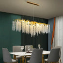 GobekUsa Crystal Tassel Ceiling Chandelier for Luxurious Home Decor by Decorbites