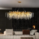 GobekUsa Crystal Tassel Ceiling Chandelier for Luxurious Home Decor by Decorbites