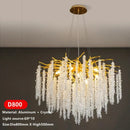 GobekUsa Crystal Tassel Ceiling Chandelier for Luxurious Home Decor by Decorbites