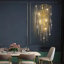 GobekUsa Crystal Wall Lamp Living Room Bedroom Bedside Art Light
