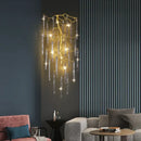 GobekUsa Crystal Wall Lamp Living Room Bedroom Bedside Art Light