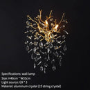 GobekUsa Crystal Wall Lamp: High-End Nano Technology Luxury LED Lighting for Home Décor