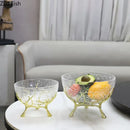 GobekUsa Golden Branches Glass Bowl Set for Home Kitchen Desserts and Snacks