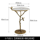 GobekUsa Brass Bird Side Table | Creative Tea Table | Balcony & Living Room Decor
