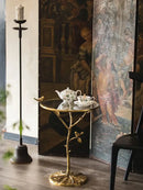 GobekUsa Brass Bird Side Table | Creative Tea Table | Balcony & Living Room Decor