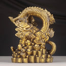 GobekUsa Dragon Zodiac Pure Copper Bowl Ornament for Home Decor