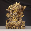 GobekUsa Dragon Zodiac Pure Copper Bowl Ornament for Home Decor