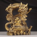 GobekUsa Dragon Zodiac Pure Copper Bowl Ornament for Home Decor