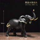 GobekUsa Elephant Resin Sculpture: Luxury Animal Statue for Home & Office Decor