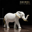 GobekUsa Elephant Resin Sculpture: Luxury Animal Statue for Home & Office Decor