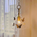 GobekUsa Bedhead Glass Pendant Lamp for Dining Room Table Bar Counter Bedroom
