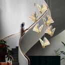GobekUsa Butterfly LED Pendant Lights: Stylish Interior Chandelier for Bedroom and Dining Room