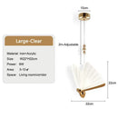 GobekUsa Butterfly LED Pendant Lights: Stylish Interior Chandelier for Bedroom and Dining Room