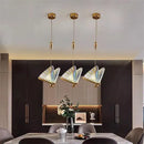 GobekUsa Butterfly LED Pendant Lights: Stylish Interior Chandelier for Bedroom and Dining Room