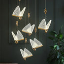 GobekUsa Butterfly LED Pendant Chandelier for Home Decor and Kitchen Lighting
