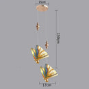 GobekUsa Butterfly LED Pendant Chandelier for Home Decor and Kitchen Lighting