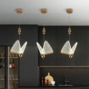 GobekUsa Butterfly LED Pendant Chandelier for Home Decor and Kitchen Lighting