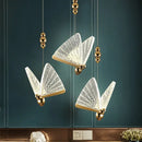 GobekUsa Butterfly LED Pendant Chandelier for Home Decor and Kitchen Lighting