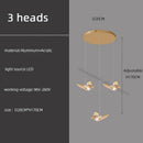 GobekUsa Butterfly Chandelier Staircase Suspended Loft Pendant Light for Living Room & Hallway
