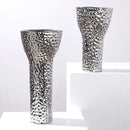 GobekUsa Golden Ceramic Geometric Honeycomb Vase - Home Decoration Accessory
