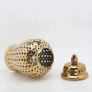 GobekUsa Golden Ceramic Ginger Jar Home Decor Vase Pot Flower Arrangement Storage Jar