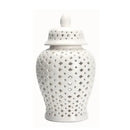 GobekUsa Golden Ceramic Ginger Jar Home Decor Vase Pot Flower Arrangement Storage Jar