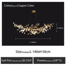 GobekUsa Crystal Branch Ceiling Chandelier | Indoor Dining Living Room Light Fixture by Decorbites