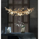 GobekUsa Crystal Branch Ceiling Chandelier | Indoor Dining Living Room Light Fixture by Decorbites
