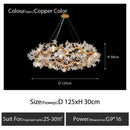 GobekUsa Crystal Branch Ceiling Chandelier | Indoor Dining Living Room Light Fixture by Decorbites