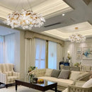 GobekUsa Crystal Branch Ceiling Chandelier | Indoor Dining Living Room Light Fixture by Decorbites