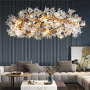 GobekUsa Crystal Branch Ceiling Chandelier | Indoor Dining Living Room Light Fixture by Decorbites