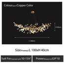 GobekUsa Crystal Branch Ceiling Chandelier | Indoor Dining Living Room Light Fixture by Decorbites