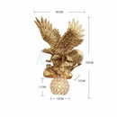 GobekUsa Crystal Eagle LED Wall Lamp for Bedroom, Study, Living Room, Hotel, Dining Room