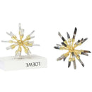GobekUsa Crystal Metal Sea Urchin Figurine Home Decor Ornament